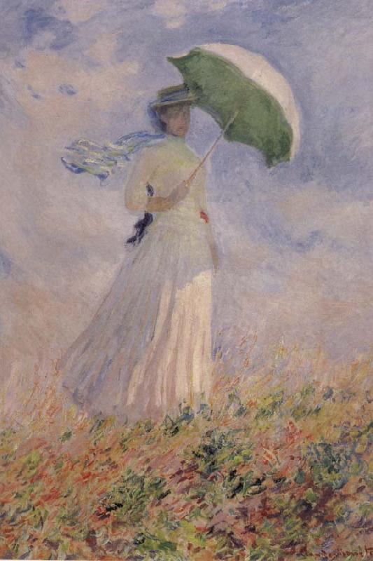 Claude Monet Study of a Figure Outdoors